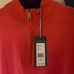 New with tag Vineyard Vine Long sleeve sweater vineyard vine 1/4 zip